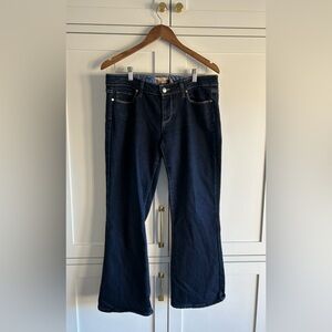 Paige Laurel Canyon Bootcut Jeans Low rise Dark wash Size 31